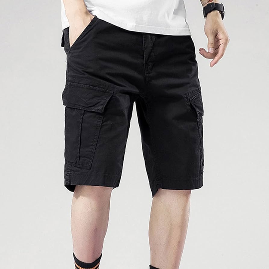 パンツ 1PIU1UGUALE3 BLACK MILITARY CARGO SHORTS Black Military Cargo Shorts with Pockets – K MOMO